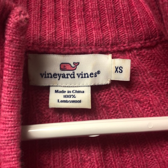 Vineyard vines 1/4 zip wool pullover - Picture 3 of 3